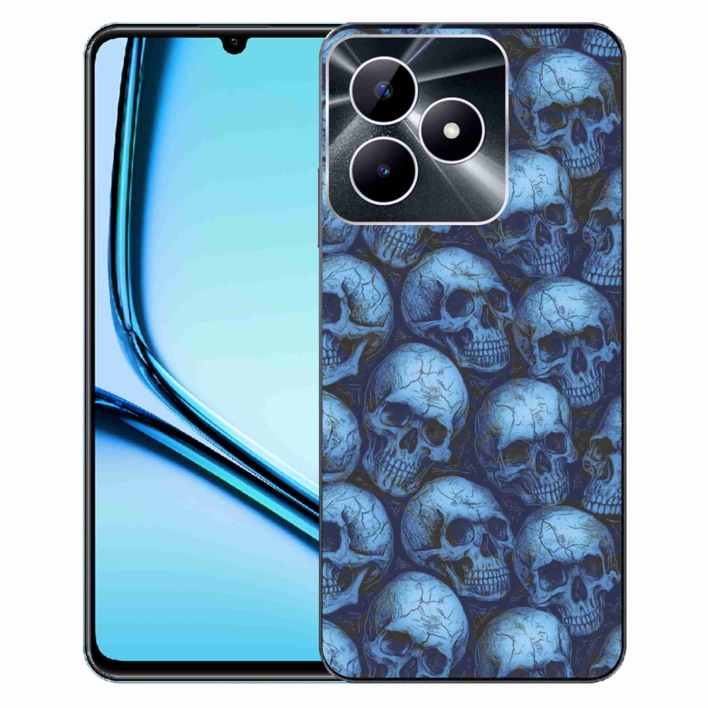 mmCase gélhuzat a Realme Note 50-hez – koponyák