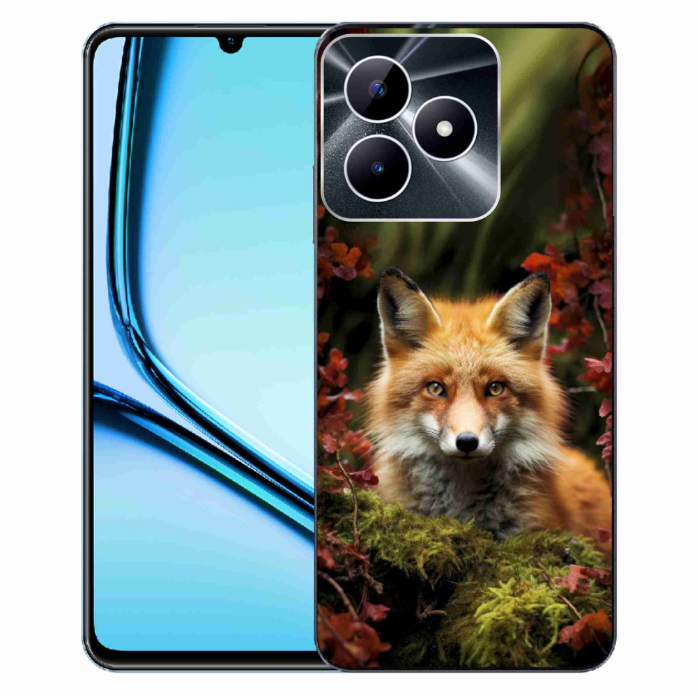 mmCase gélhuzat a Realme Note 50-hez – róka az erdőben