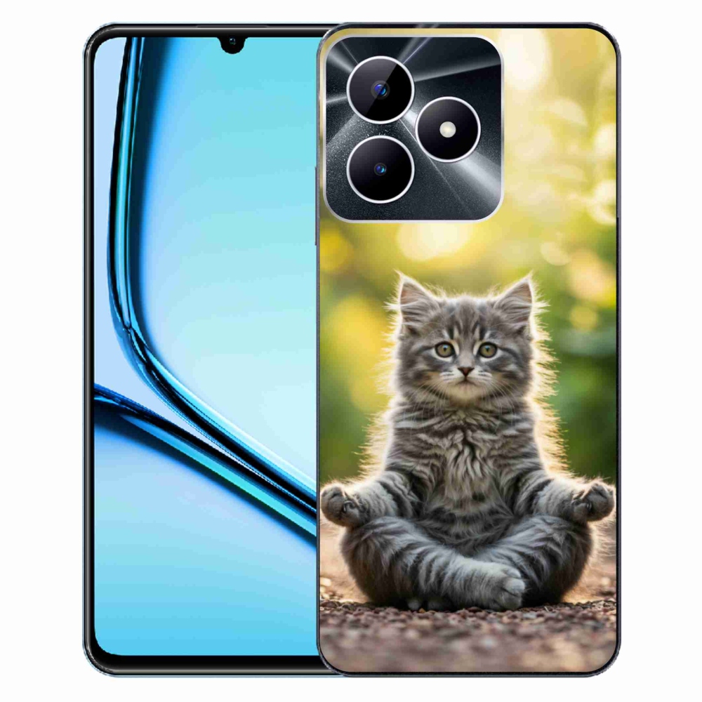 mmCase géltok a Realme Note 50-hez – meditáló cica