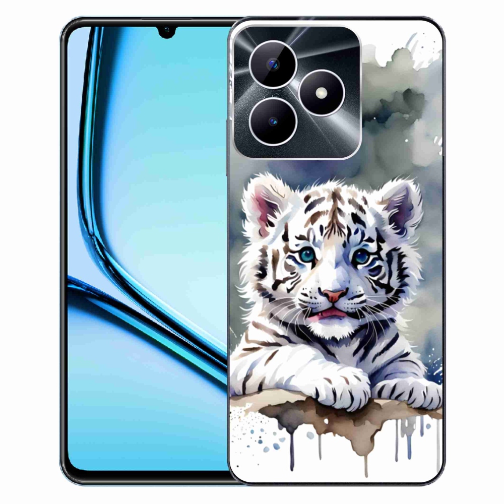 mmCase géltok a Realme Note 50-hez – fehér tigris kölyök