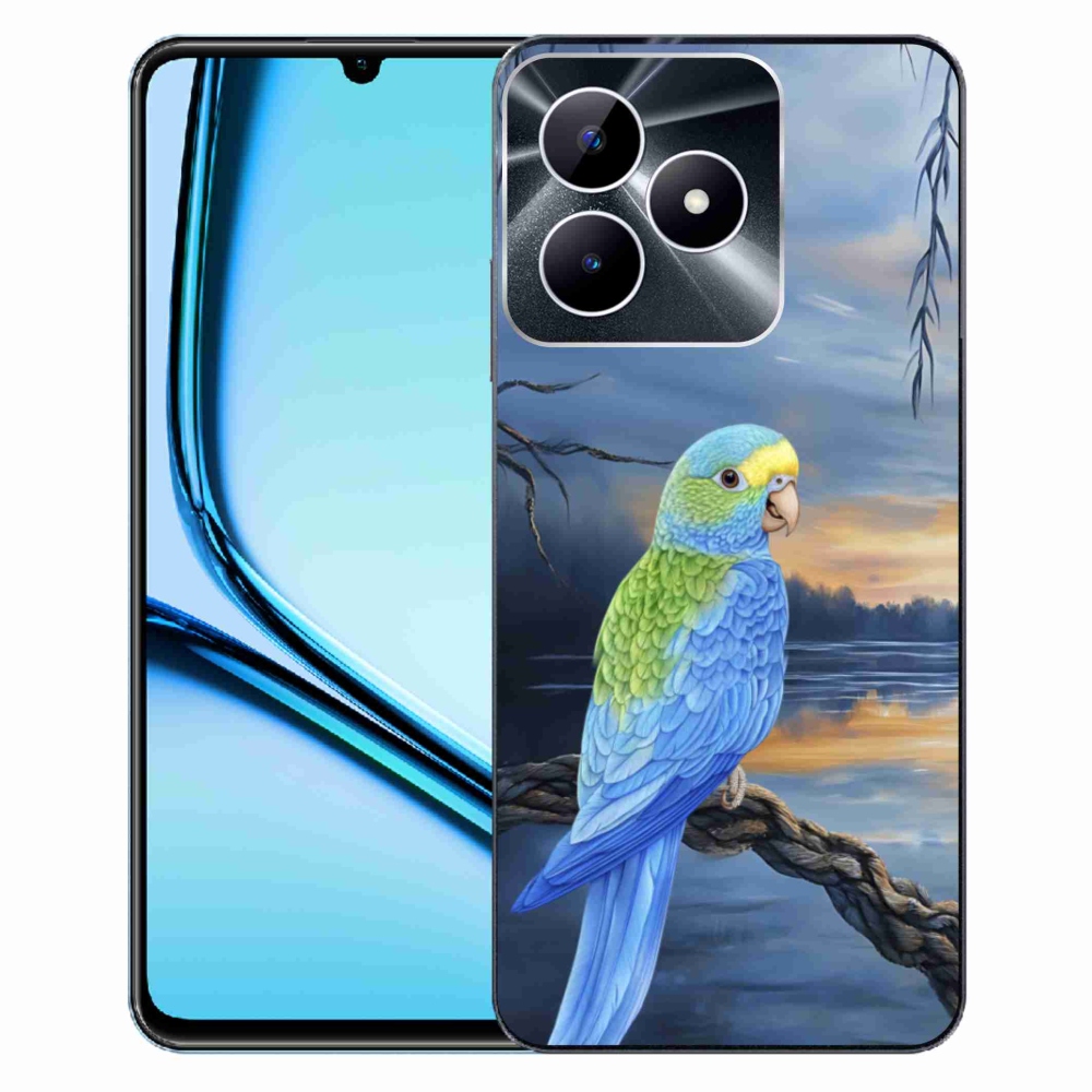 mmCase géltok a Realme Note 50-hez – kék papagáj