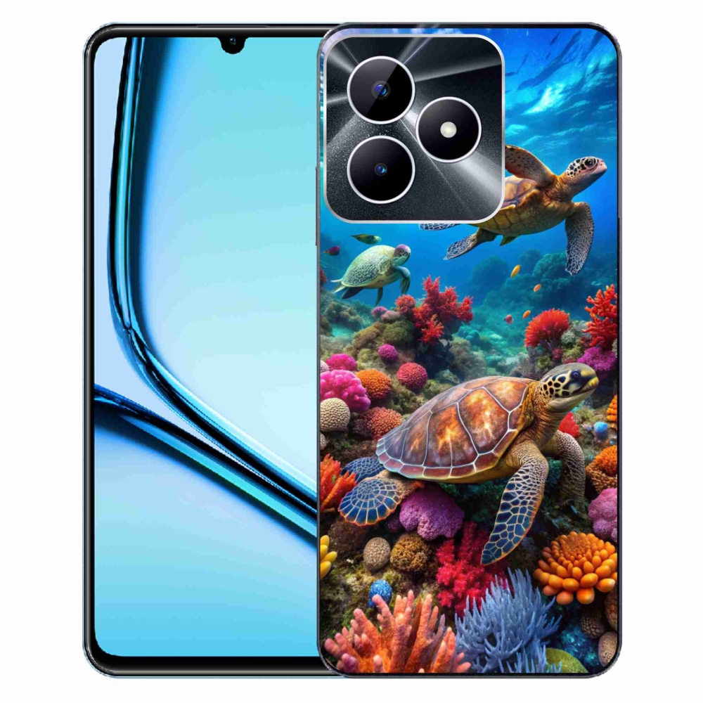 mmCase gélhuzat a Realme Note 50-hez – Tengeri világ 2