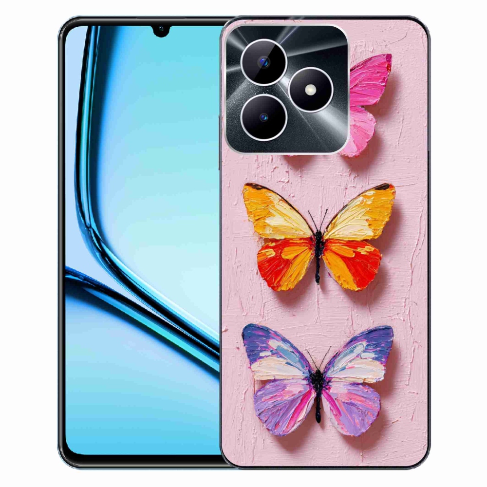 mmCase gélhuzat a Realme Note 50-hez – pillangós hármas
