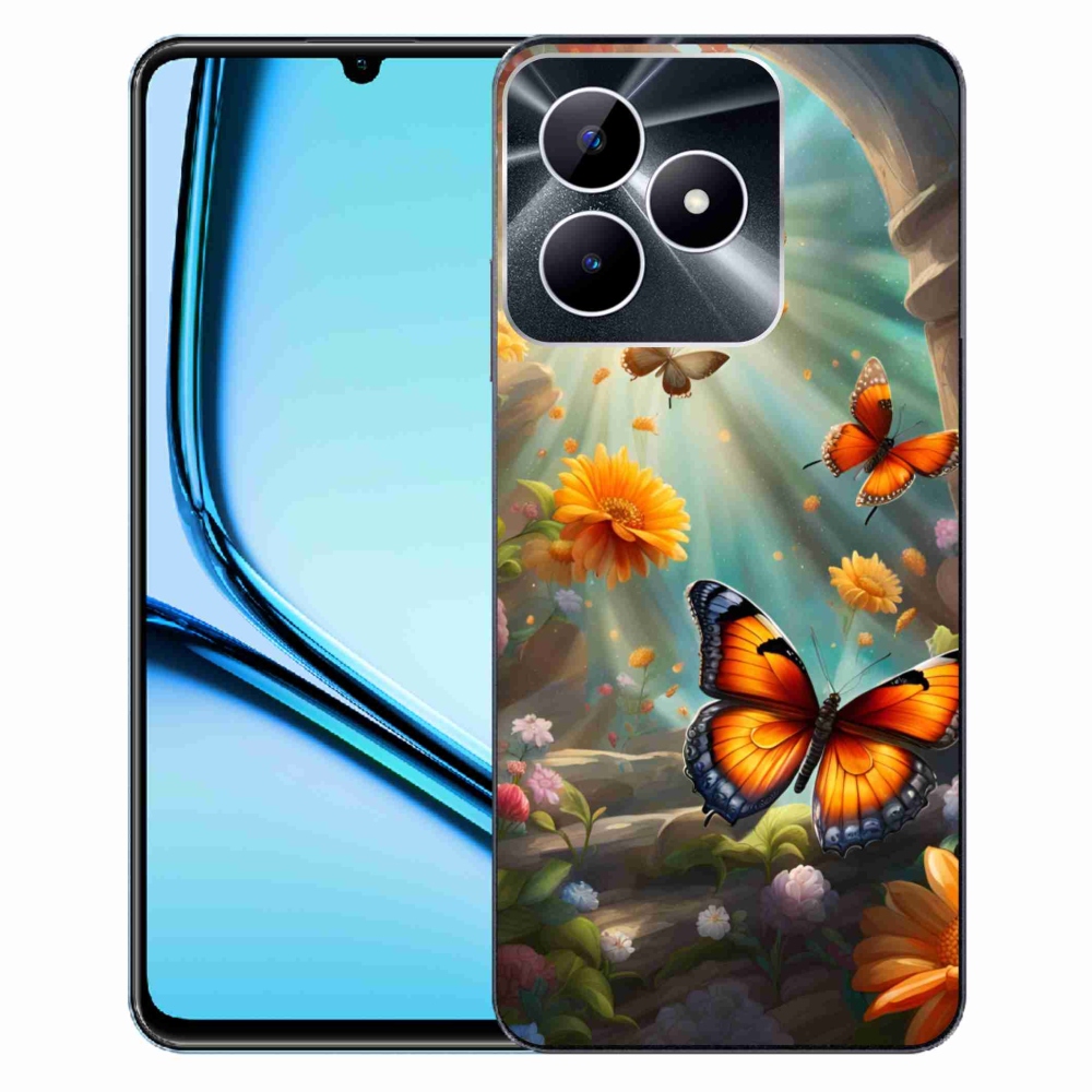 mmCase gélhuzat a Realme Note 50-hez – Pillangókert 2