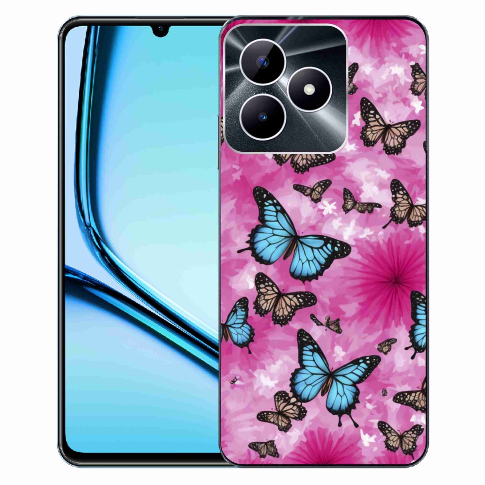 mmCase géltok a Realme Note 50-hez – pillangókert