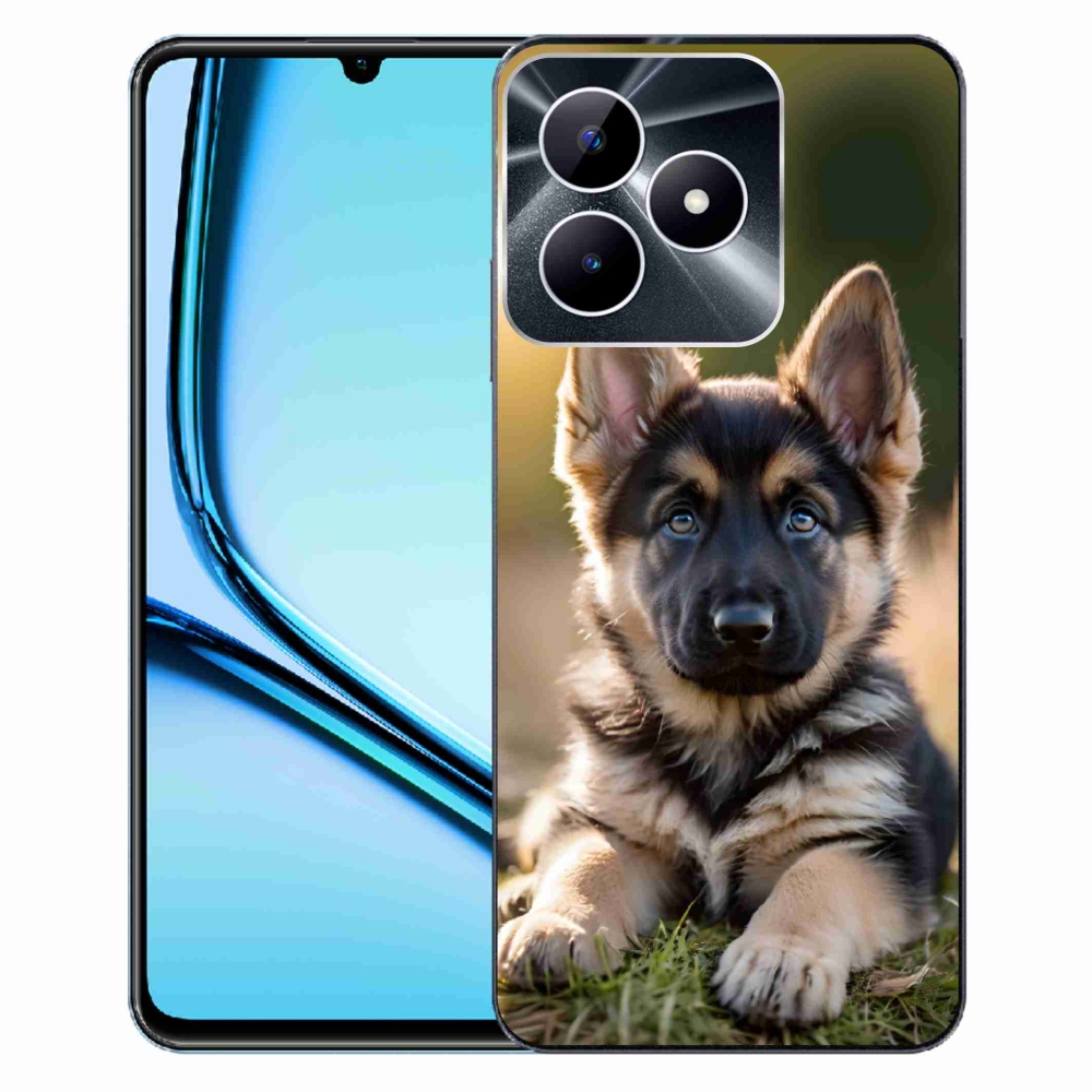 mmCase géltok a Realme Note 50-hez – német juhászkutya a természetben