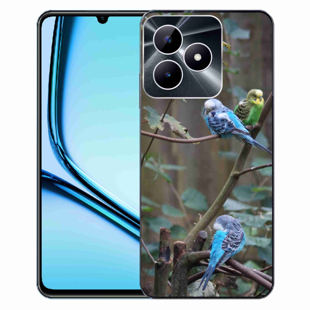 mmCase géltok a Realme Note 50-hez – papagájok egy ágon