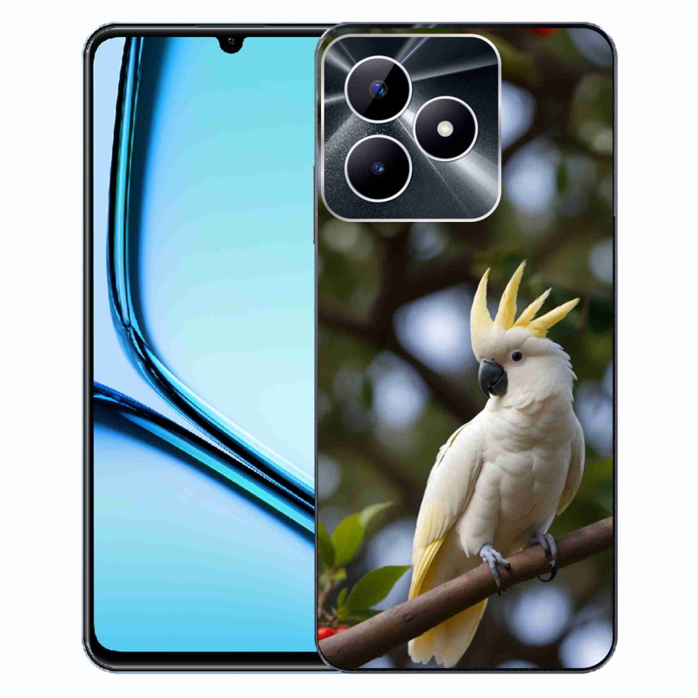 mmCase géltok a Realme Note 50-hez – kakadu papagáj 3