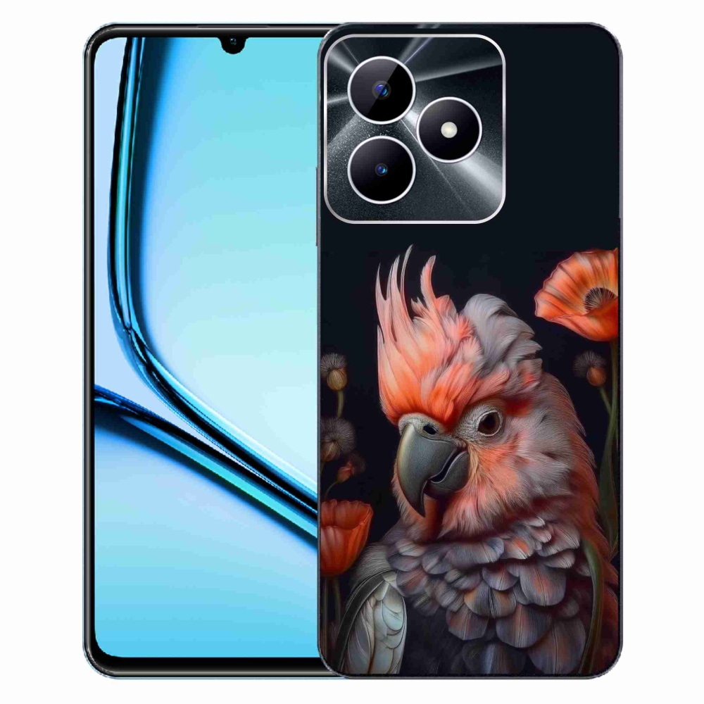 mmCase géltok a Realme Note 50-hez – színes kakadu papagáj