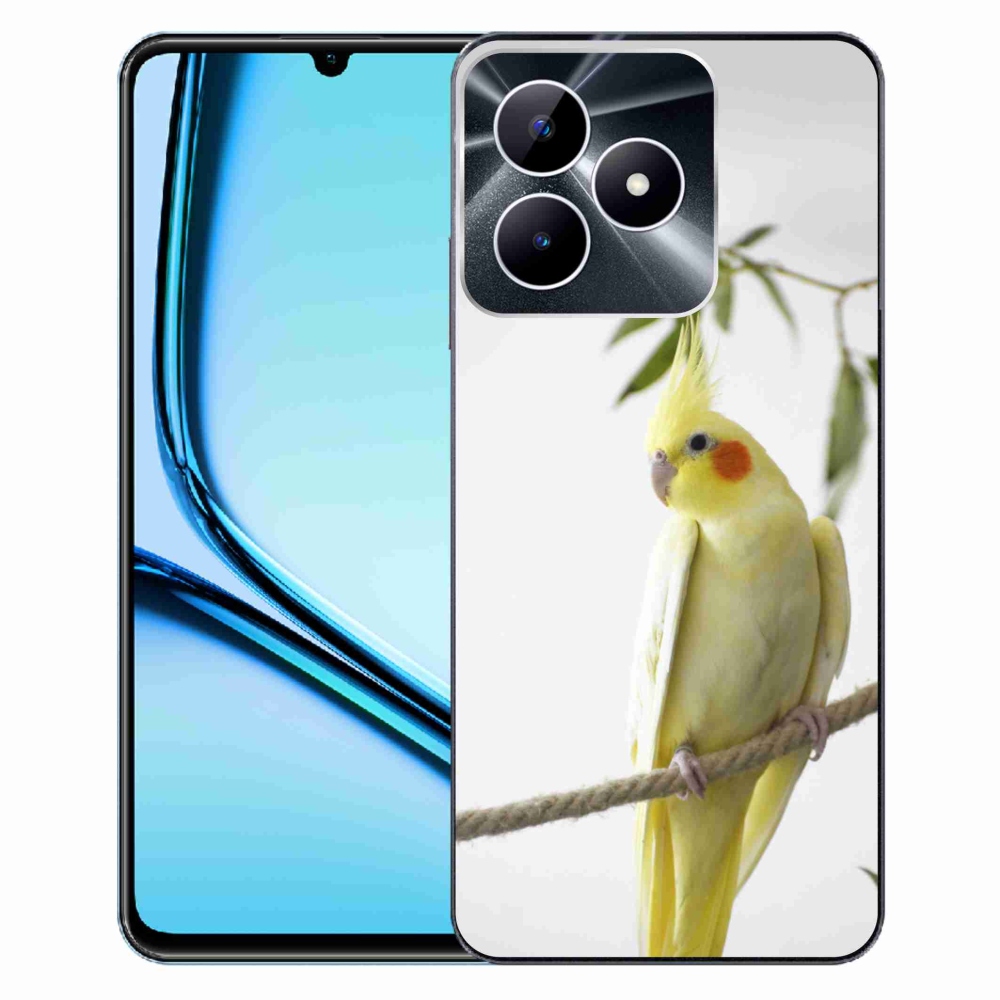 mmCase gélhuzat a Realme Note 50-hez – tollas papagáj