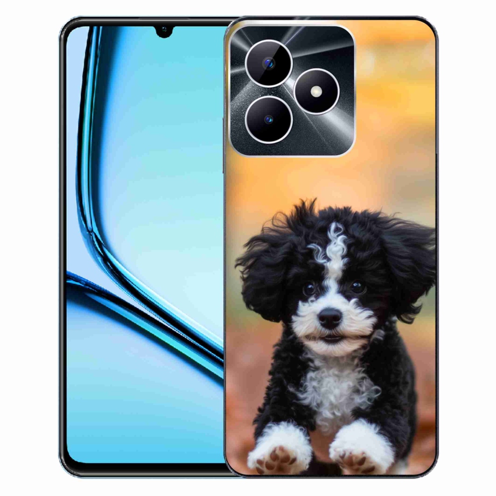 mmCase gél tok a Realme Note 50-hez – aranyos kiskutya 2