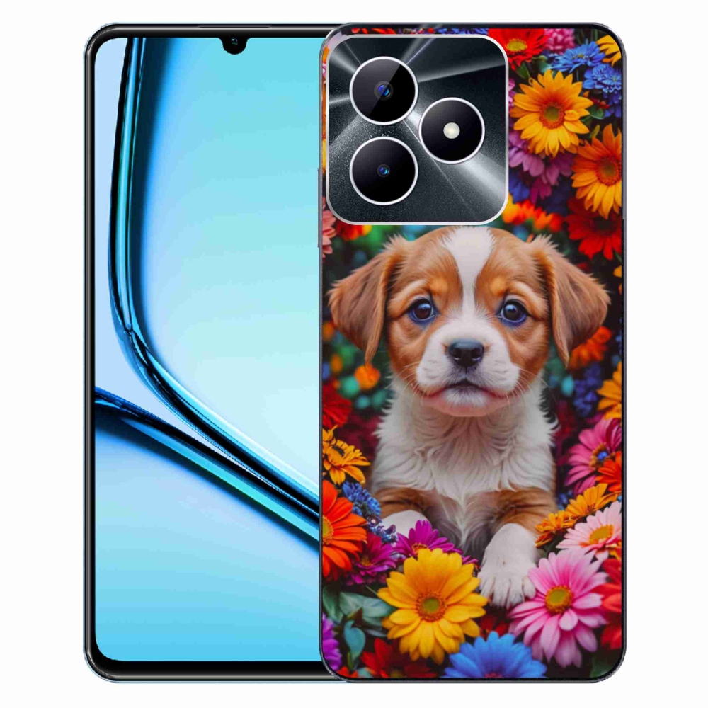 mmCase gél tok a Realme Note 50-hez – aranyos kiskutya