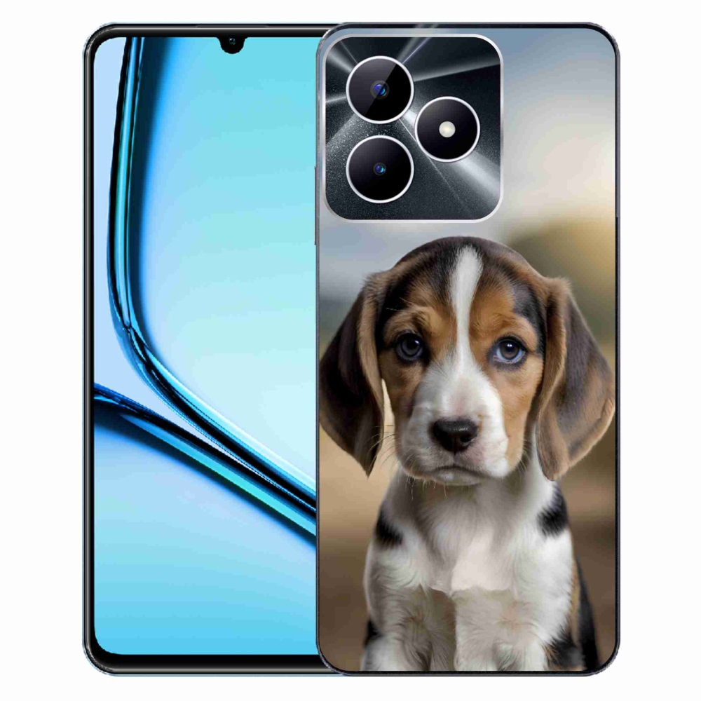 mmCase gél tok a Realme Note 50-hez – aranyos beagle