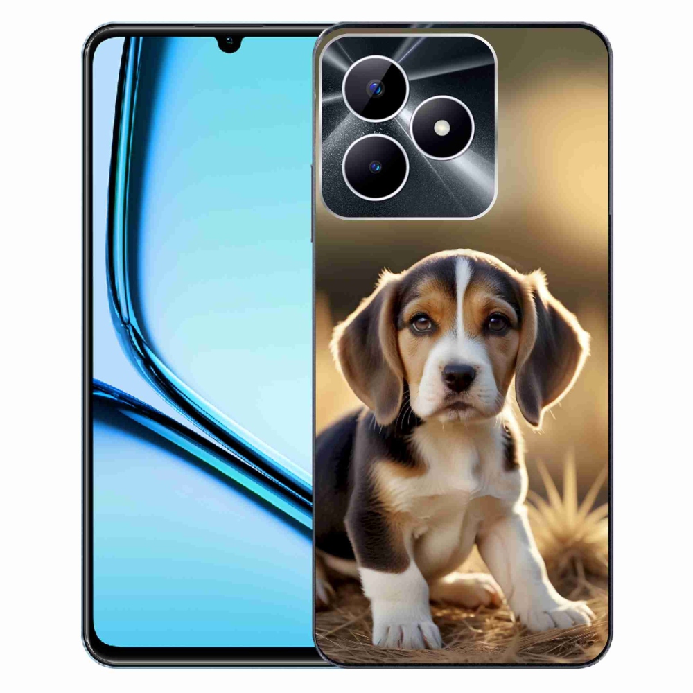 mmCase gél tok a Realme Note 50-hez – aranyos beagle