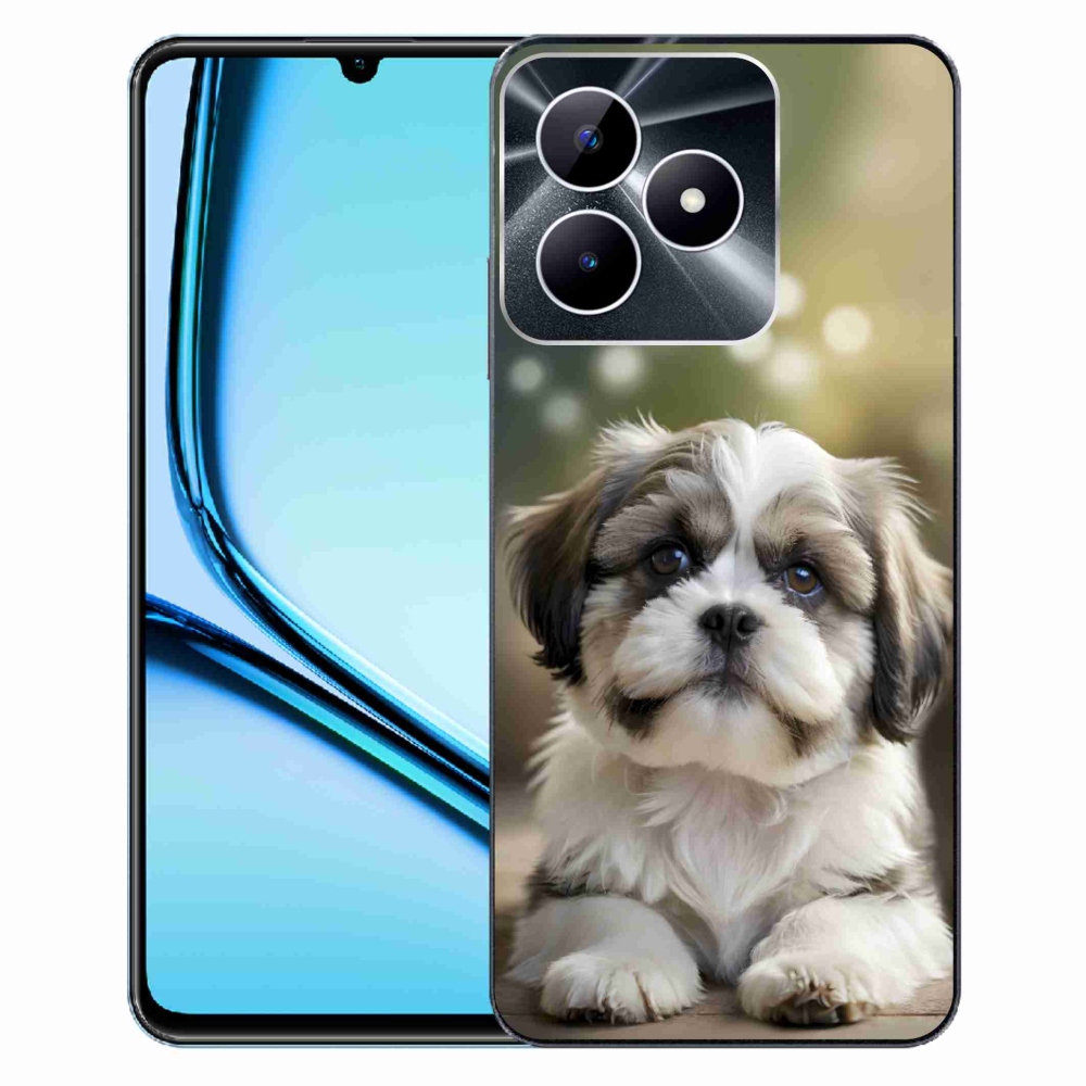 mmCase gél tok a Realme Note 50-hez – aranyos shih-tzu