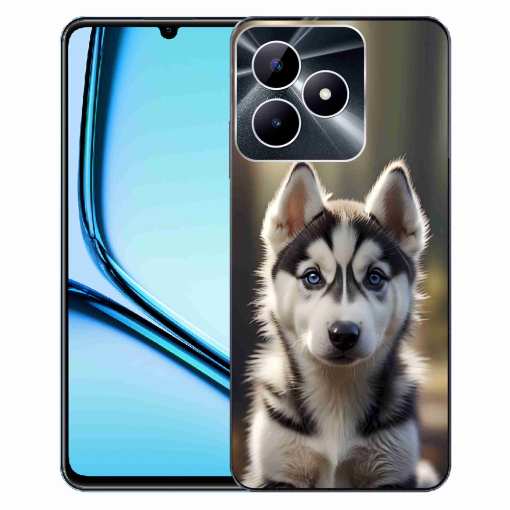 mmCase géltok a Realme Note 50-hez – aranyos szibériai husky