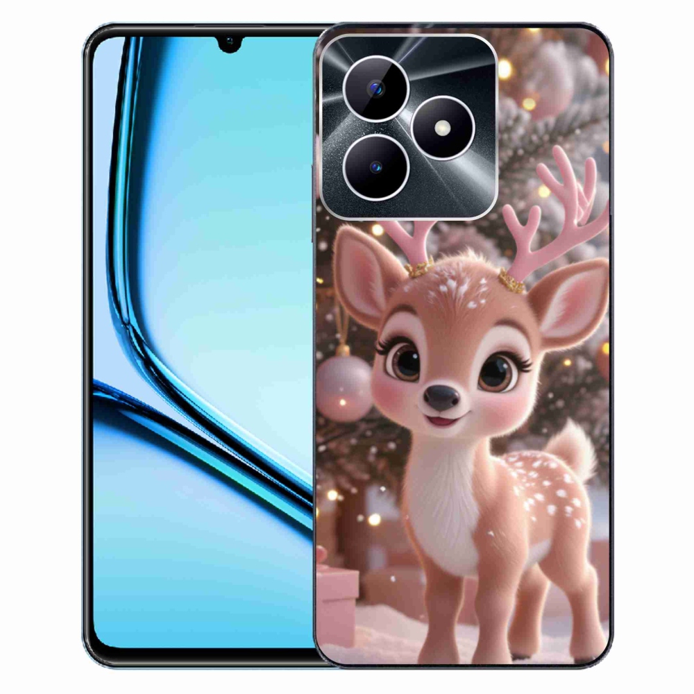 mmCase géltok a Realme Note 50-hez – aranyos rénszarvas