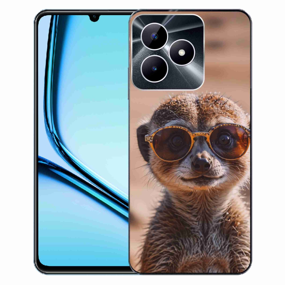 mmCase gélhuzat a Realme Note 50-hez – stílusos szurikáta