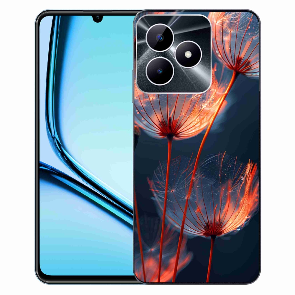 mmCase gél tok a Realme Note 50-hez – fénylő szőrszálak