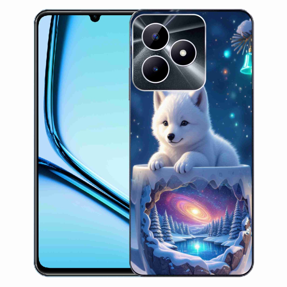 mmCase gél tok a Realme Note 50-hez – karácsonyi kiskutya