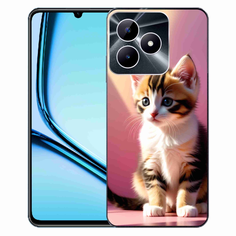 mmCase gél tok a Realme Note 50-hez – kíváncsi cica 2