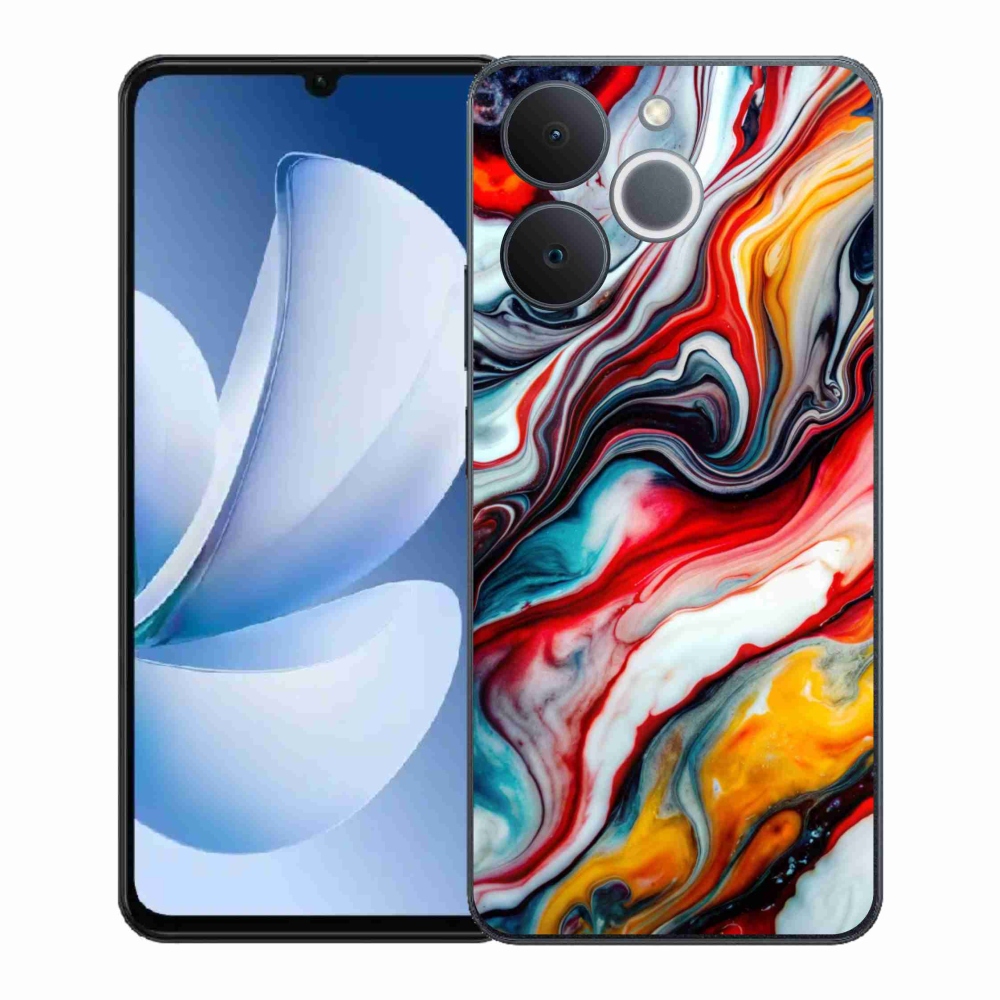Gel Cover mmCase a Realme Note 70T számára - absztrakt motívum 35