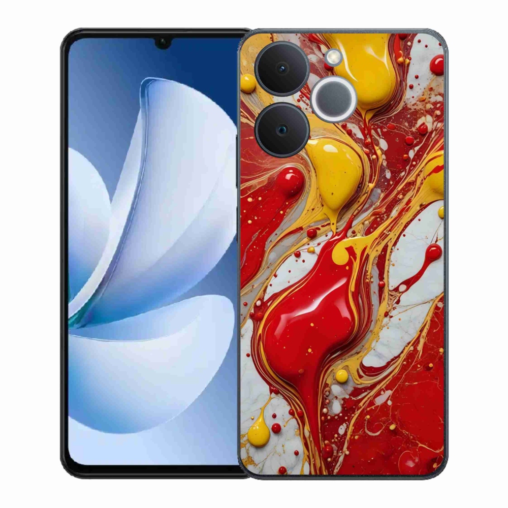 Gél borítás mmCase a Realme Note 70T számára - absztrakt motívum 42