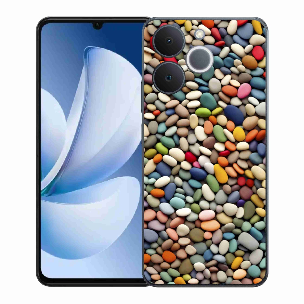 Zselés borítás mmCase a Realme Note 70T készülékhez - színes strasszkövek 2
