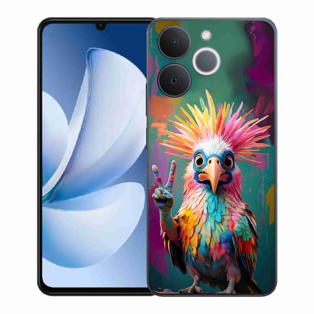Zselés borítás mmCase a Realme Note 70T készülékhez - színes lázadó