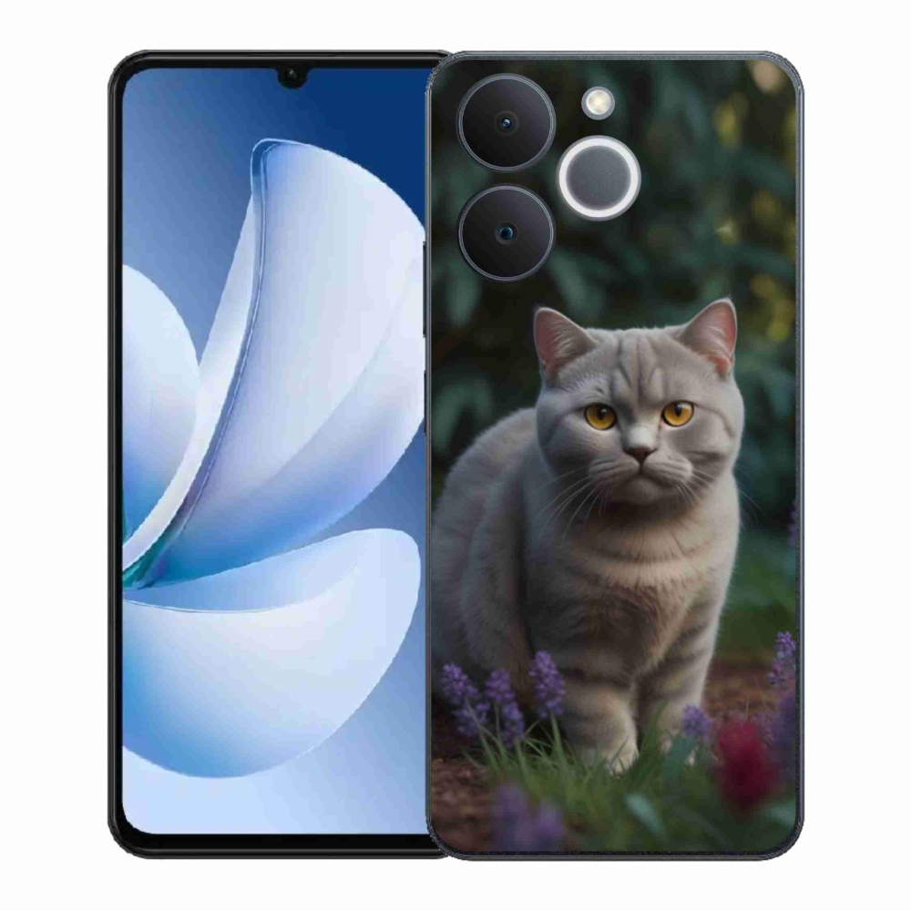Zselés borítás mmCase a Realme Note 70T-hez - brit macska