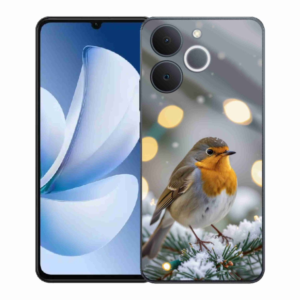 Gél borítás mmCase a Realme Note 70T számára - téli pírban