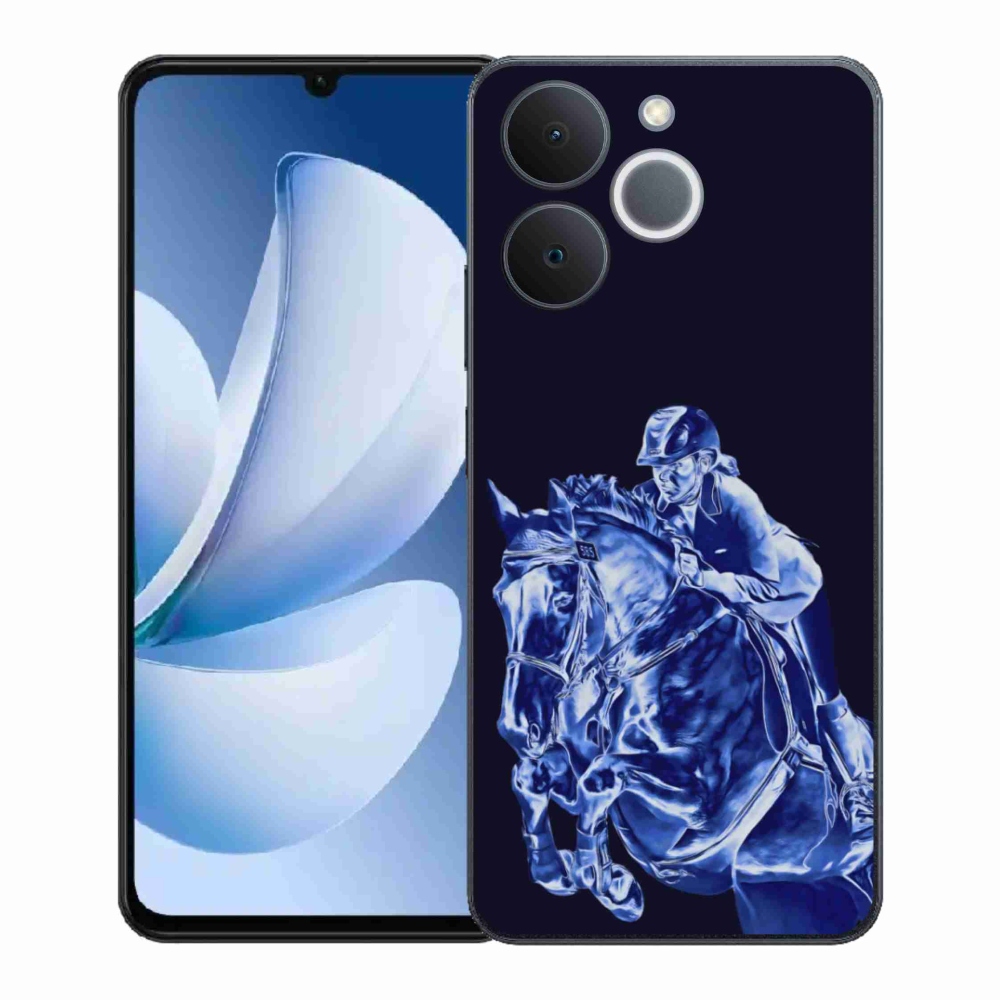 Zselés borítás mmCase a Realme Note 70T számára - versenyló