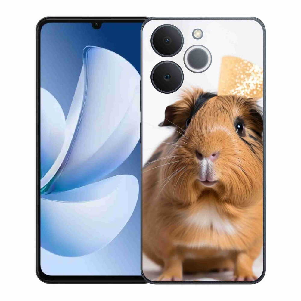 Zselés tok mmCase a Realme Note 70T készülékhez - barna tengerimalac