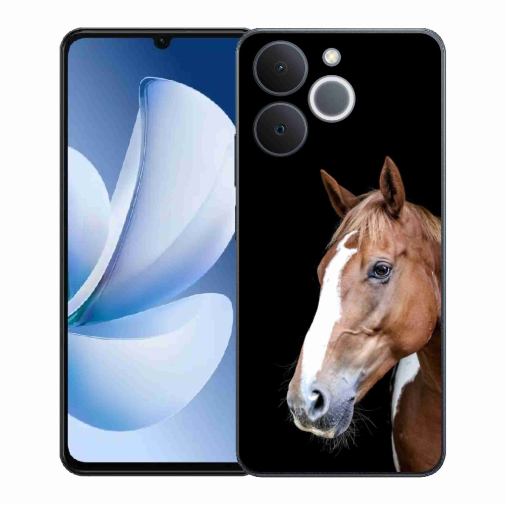 Zselés tok mmCase a Realme Note 70T-hez - barna ló 3