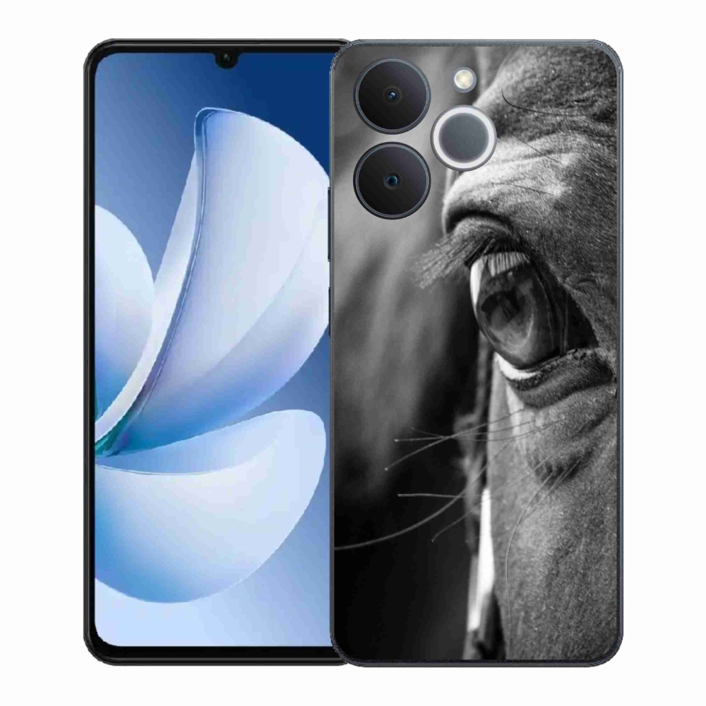 Gél borítás mmCase a Realme Note 70T készülékhez - Ló nézet