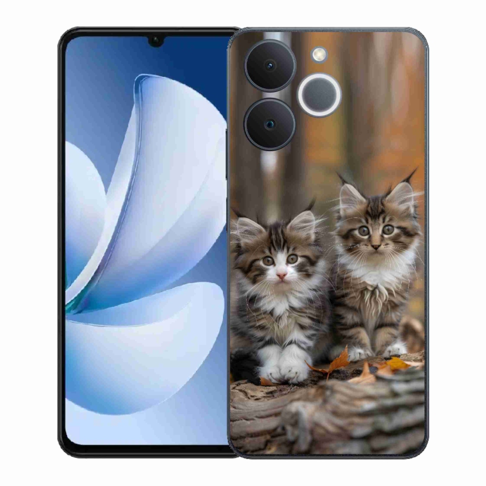 Zselés borítás mmCase a Realme Note 70T készülékhez - cat duo 3