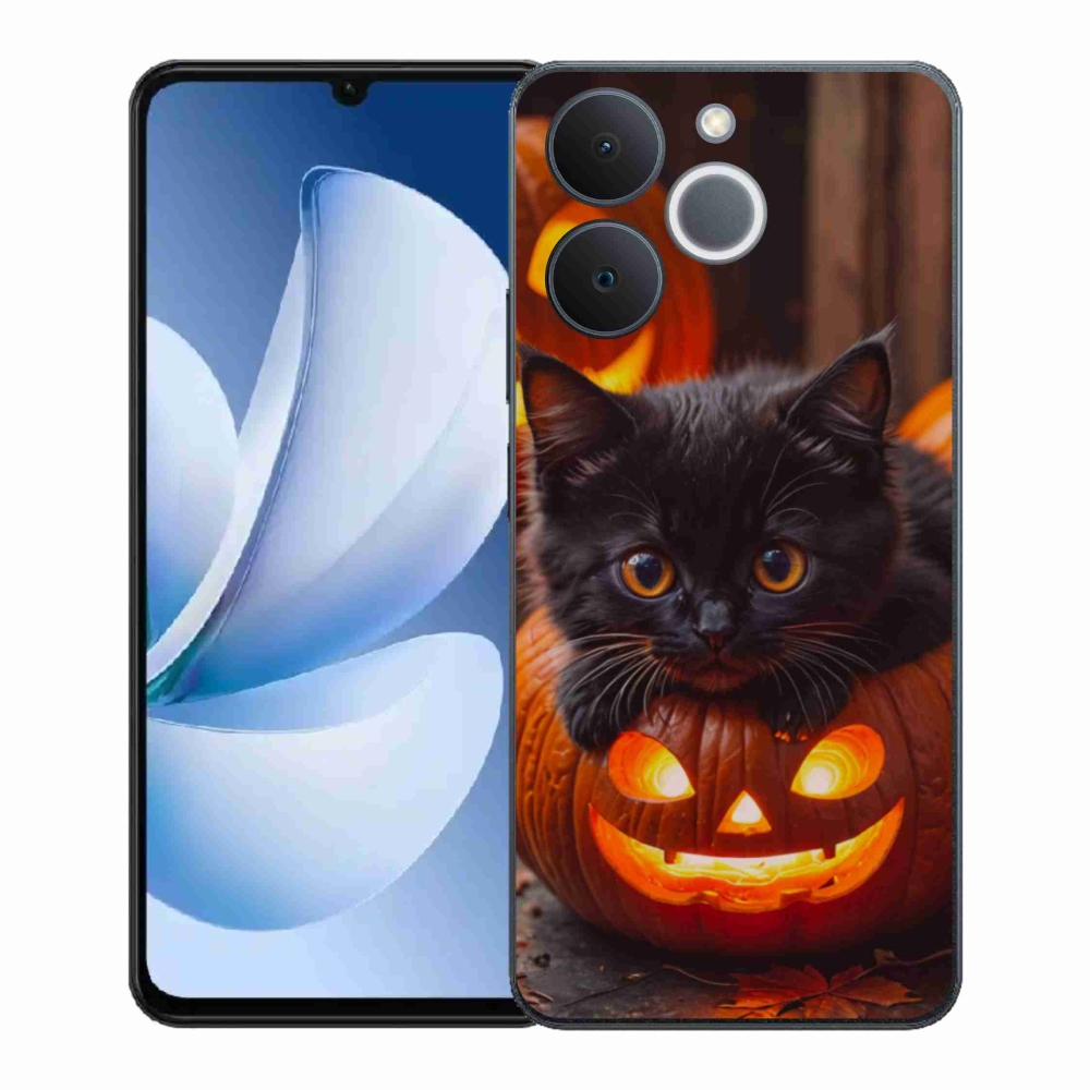 Gél borítás mmCase a Realme Note 70T készülékhez - cica és tök