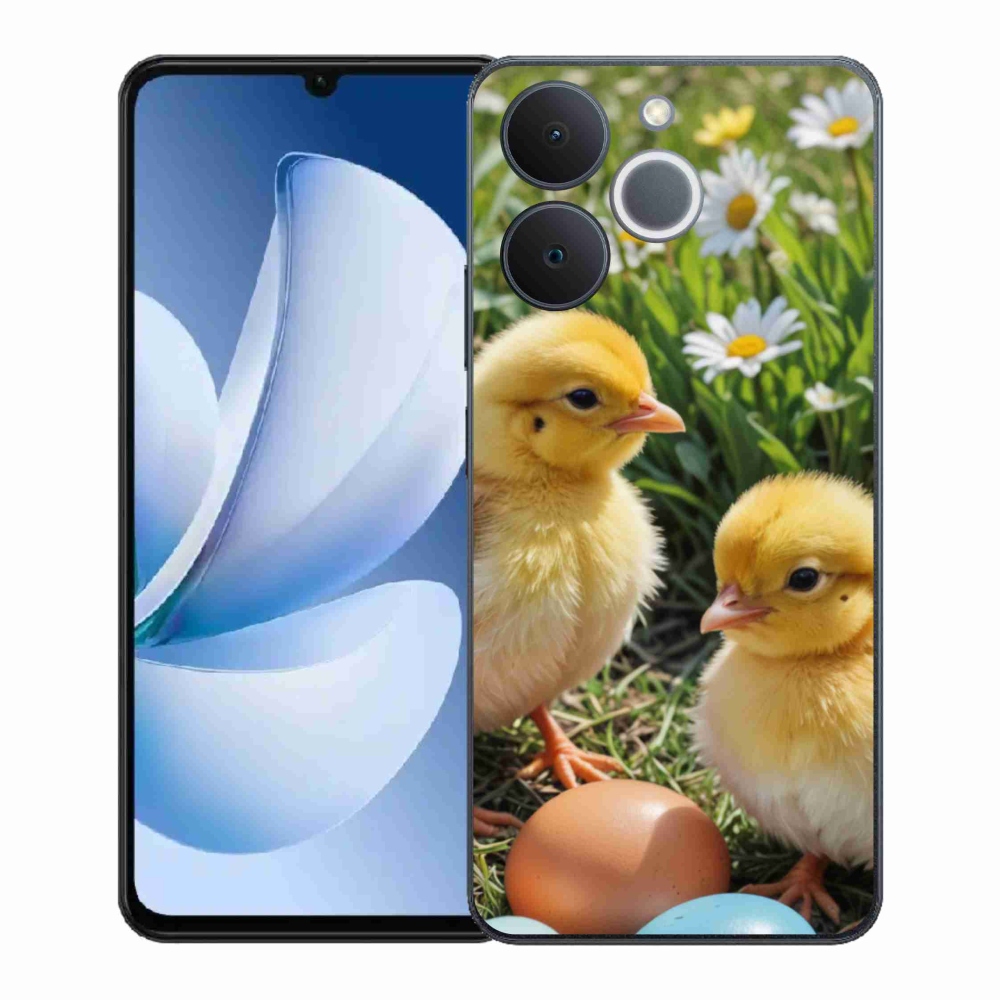Zselés borítás mmCase a Realme Note 70T készülékhez - csibék