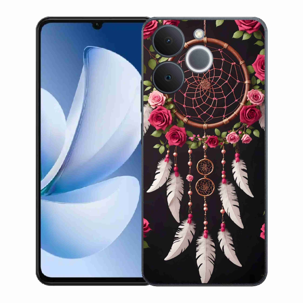 Gél borítás mmCase a Realme Note 70T-hez - álomfogó rózsákkal