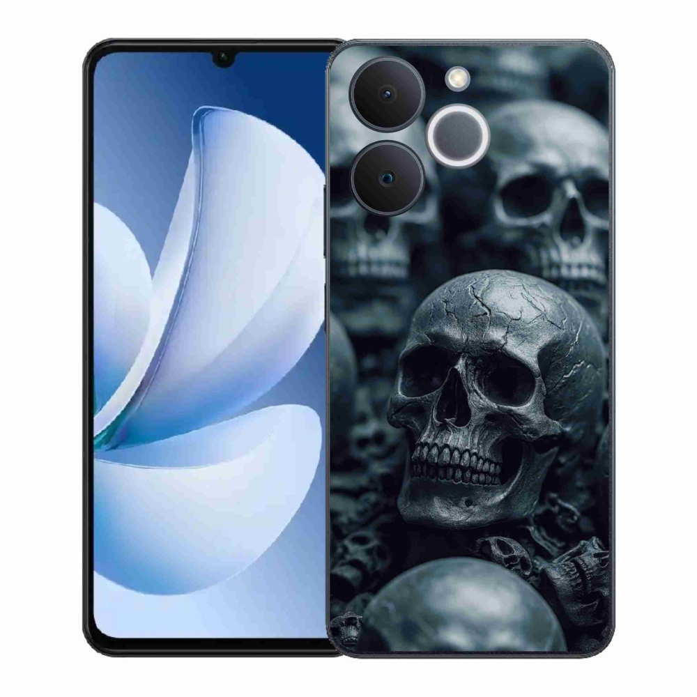 Zselés borítás mmCase a Realme Note 70T készülékhez - koponya 2