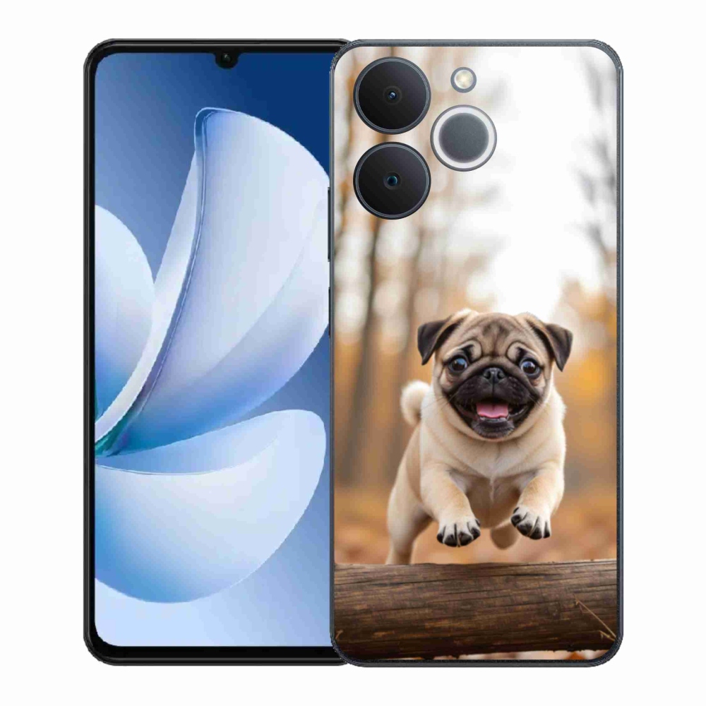 Zselés borítás mmCase a Realme Note 70T-hez - mopsz 2