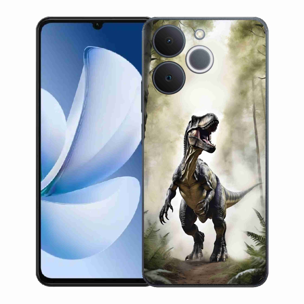 Gél borítás mmCase a Realme Note 70T-hez - dühös T-Rex