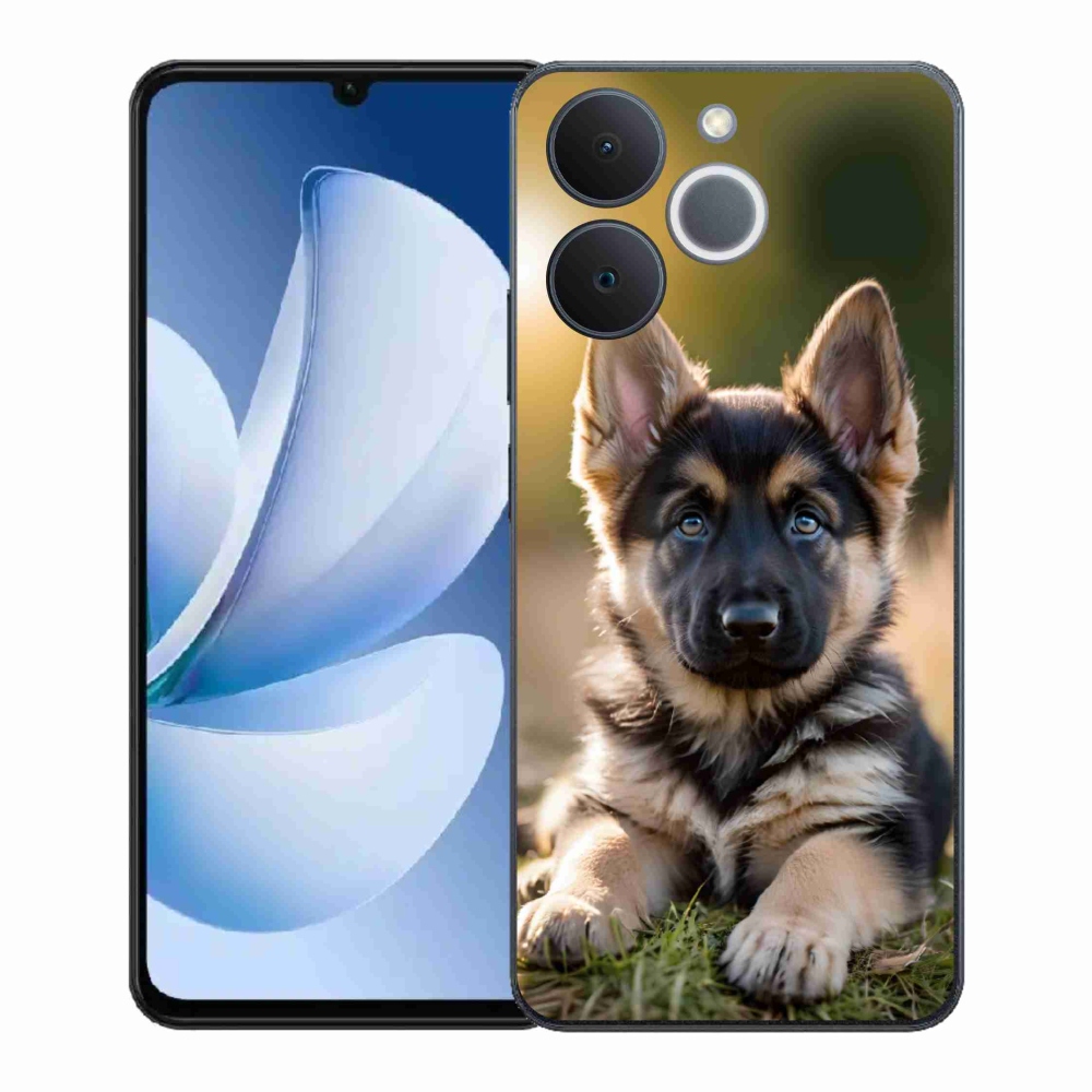 Zselés borítás mmCase a Realme Note 70T készülékhez - Német juhászkutya a természetben