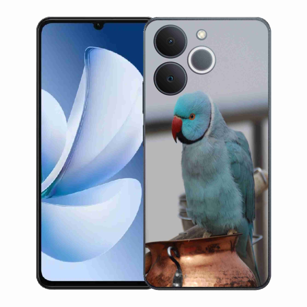 Zselés borítás mmCase a Realme Note 70T készülékhez - papagáj alexander kék