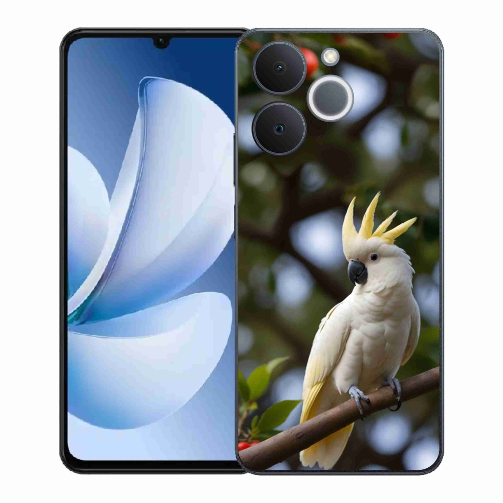 Gél borítás mmCase a Realme Note 70T-hez - papagáj kakadu 3