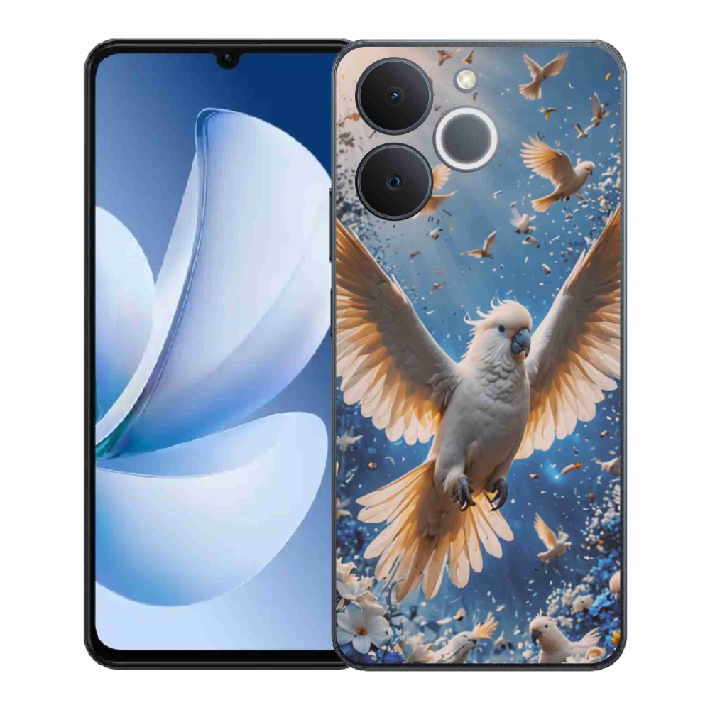 Gél borítás mmCase a Realme Note 70T készülékhez - papagáj kakadu