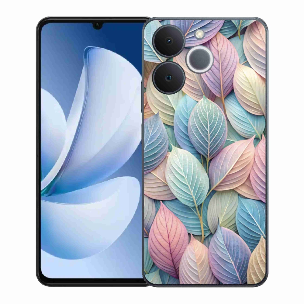 Zselés borító mmCase a Realme Note 70T készülékhez - pasztell levelek