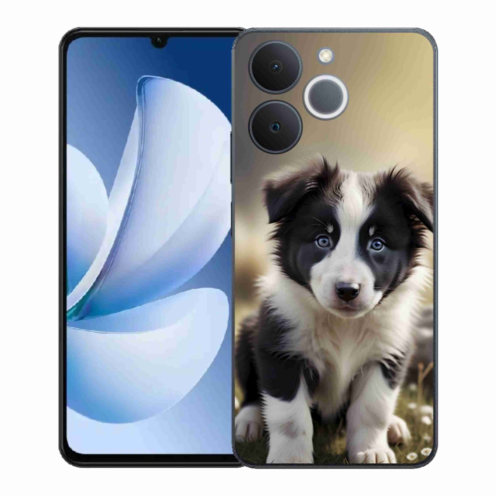 Gél borítás mmCase a Realme Note 70T számára - aranyos border collie