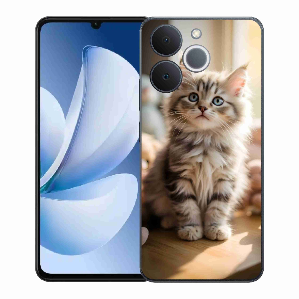 Gél borítás mmCase a Realme Note 70T-hez - aranyos cica 10
