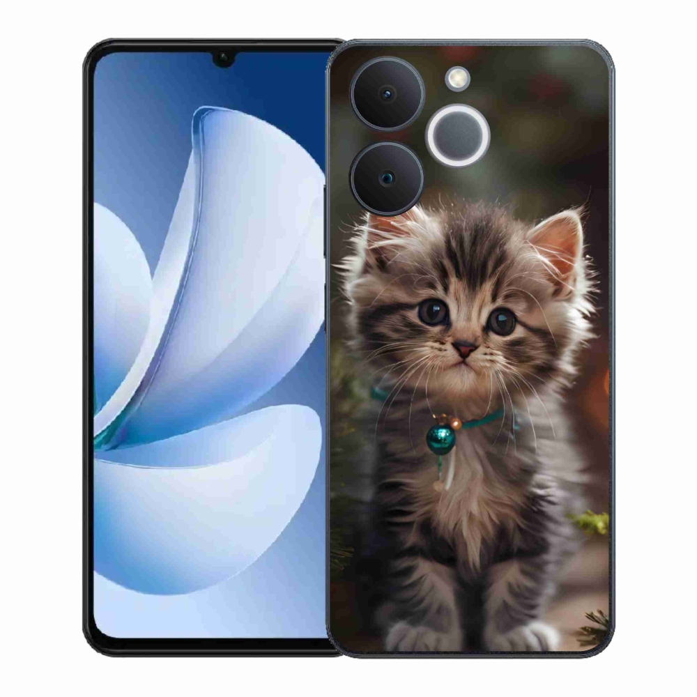 Gél borítás mmCase a Realme Note 70T számára - aranyos cica 11